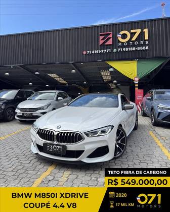 BMW M 850i 4.4 V8 TWINPOWER GASOLINA XDRIVE STEPTRONIC BMW M 850i 4.4 V8 TWINPOWER GASOLINA XDRIVE STEPTRONIC
